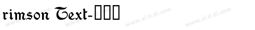 rimson Text字体转换